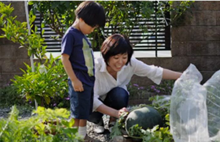 迎山志保と息子